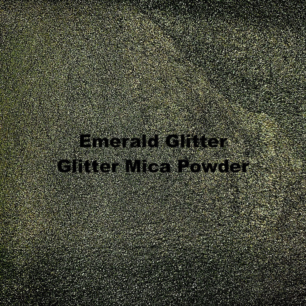 100J Emerald Glitter Mica - Prima Mica