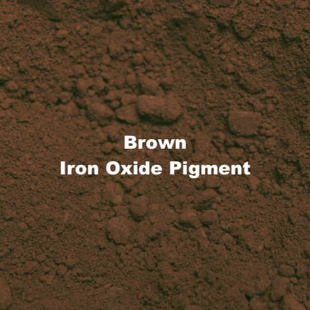 Non-toxic brown iron oxide pigment for vibrant, safe beauty and craft applications