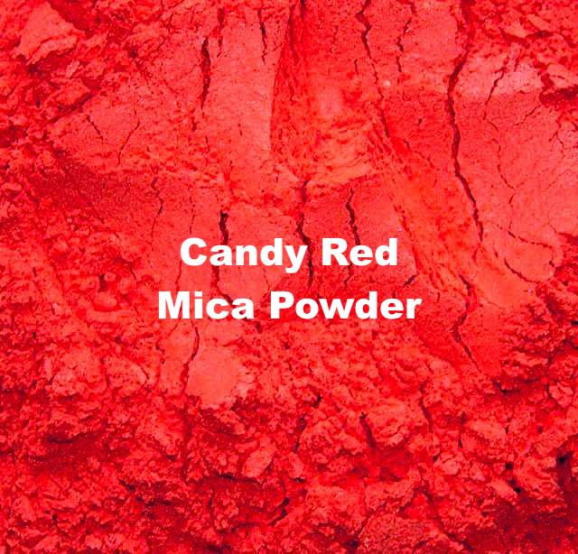 Premium red mica powder for crafts and cosmetics