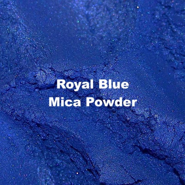 Deep ocean blue mica powder for soap making