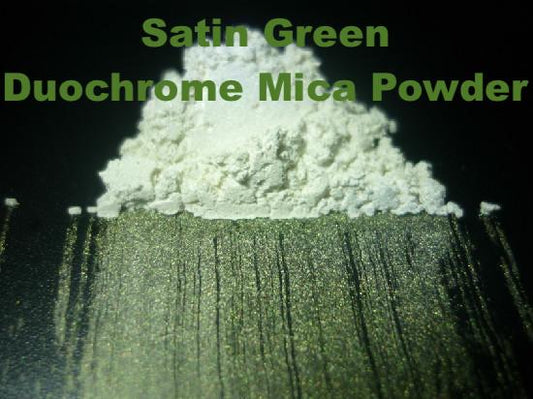 140A Satin Green Interference Mica Powder