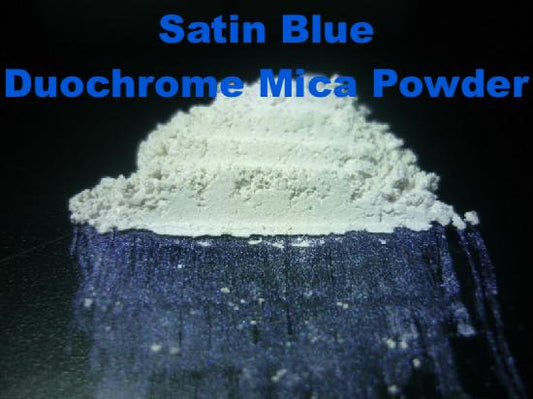 140C Satin Blue Interference Mica Powder