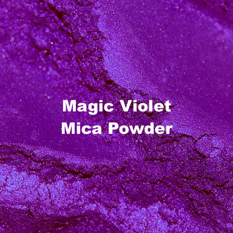 Rich purple mica powder for soap making, resin and cosmetics