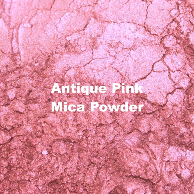 Natural and non-toxic pink mica powder for craft enthusiasts