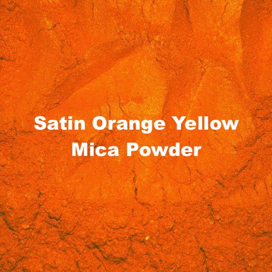 60B Satin Orange Yellow Mica Powder