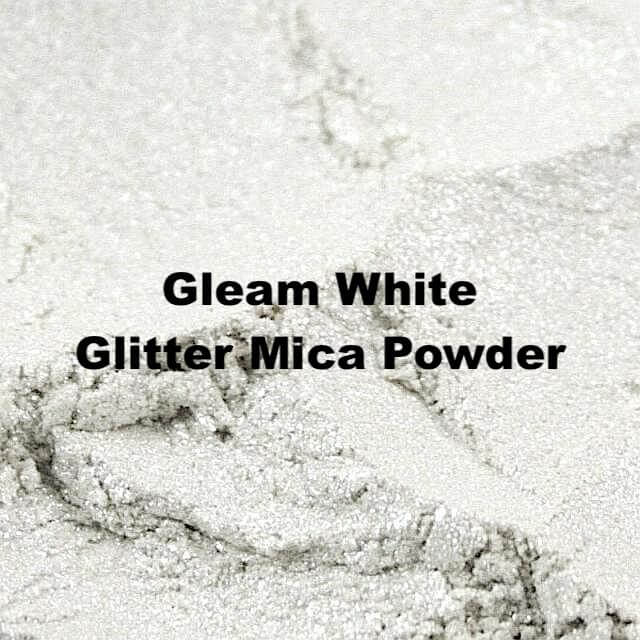 Safe and non-toxic sparkling white mica powder for skincare and resin projects