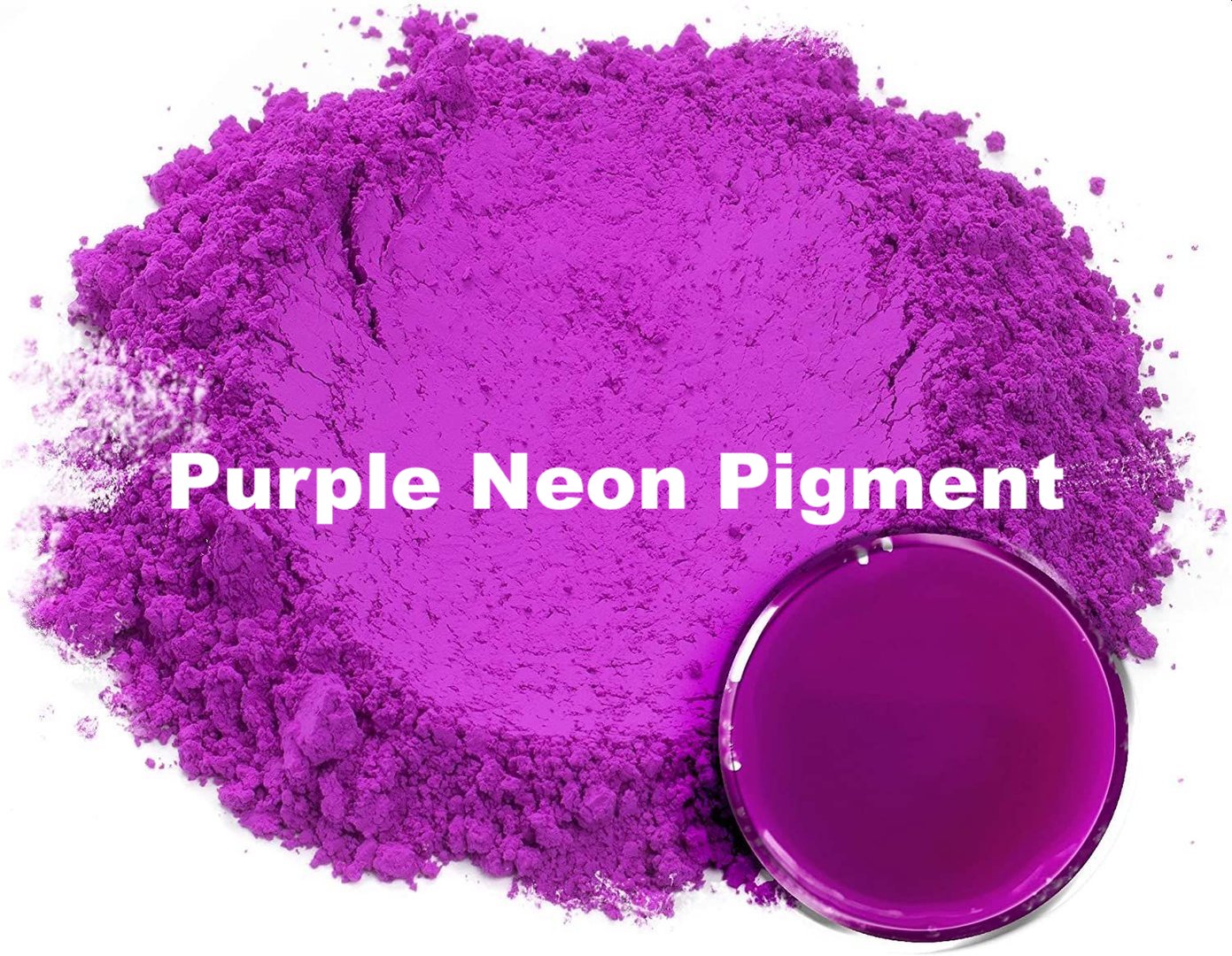 High-impact purple neon pigment for nails, cosmetics, and DIY crafts