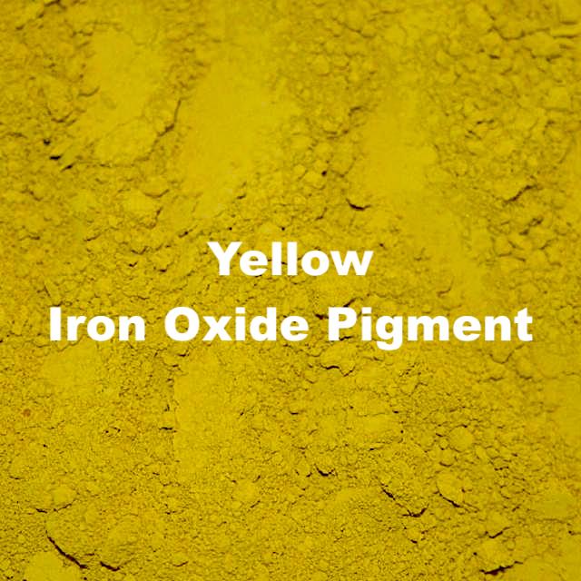 Rich, earthy yellow iron oxide pigment for crafting and natural beauty products
