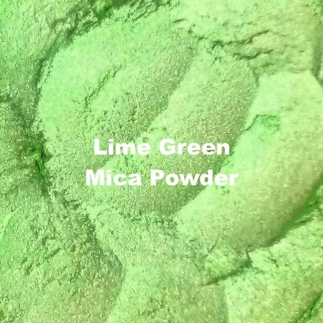 100C Lime Green Mica Powder