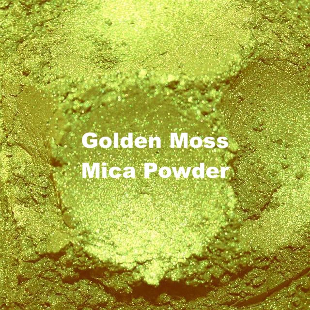 100G Golden Moss Mica Powder