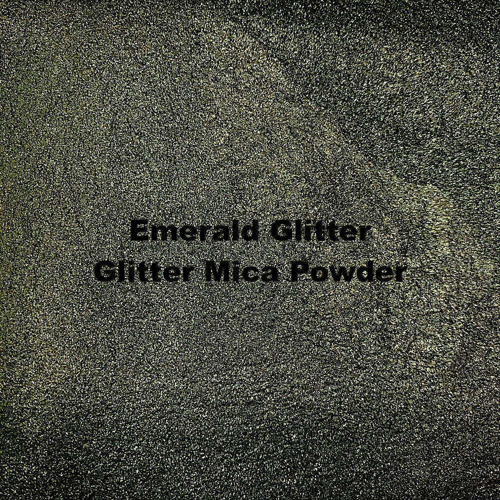 100J Emerald Glitter Mica