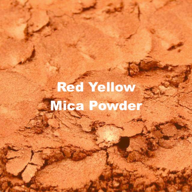 10B Red Yellow Mica Powder