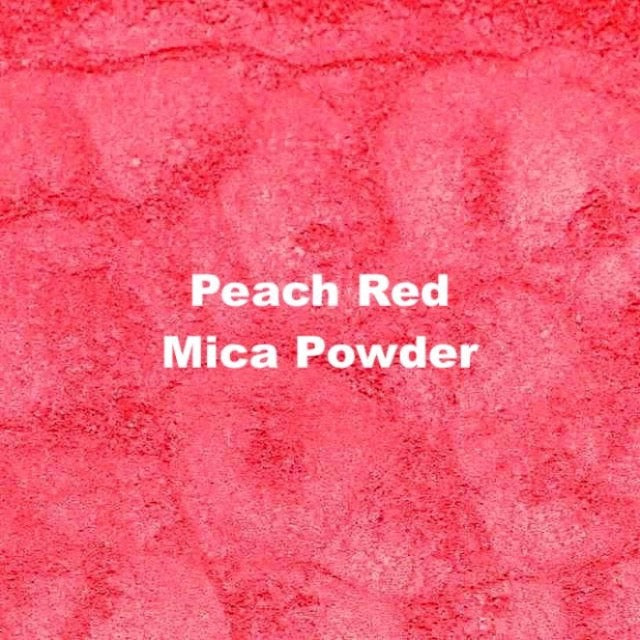 10G Peach Red Mica Powder