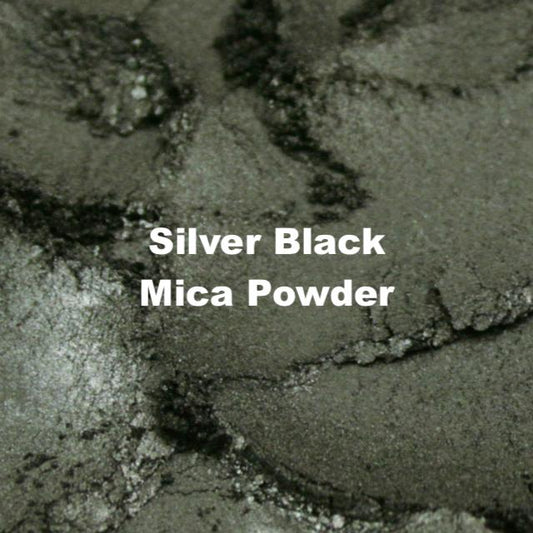 30A Silver Black Mica Powder