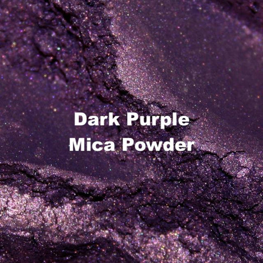 Vibrant dark purple mica powder for resin crafts, soap making and cosmetic