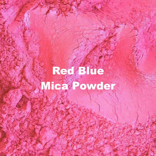 50C Red Blue Mica Powder
